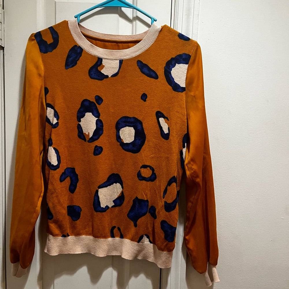 3.1 Phillip Lim 20th Anniversary Collection Orange Brick & Black Sweater - Picture 12 of 12